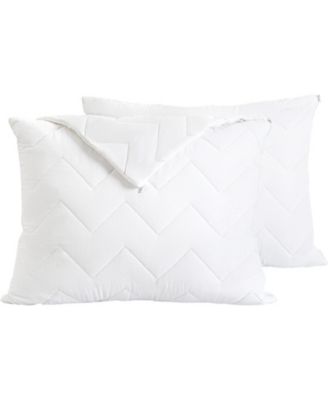 Quilted Waterproof and Hypoallergenic Pillow Covers - Standard Size - 2 Pack