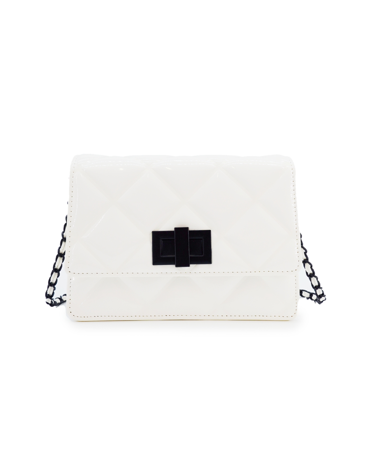 Blair Quilted Mini Crossbody Bag - Nude