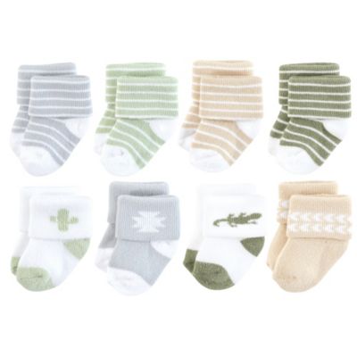 Baby Gentle Cotton-Blend & Terry Footwear