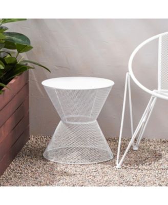 Streamdale Stylish Mesh Breeze Side Table Perfect Summer Companion for Relaxation
