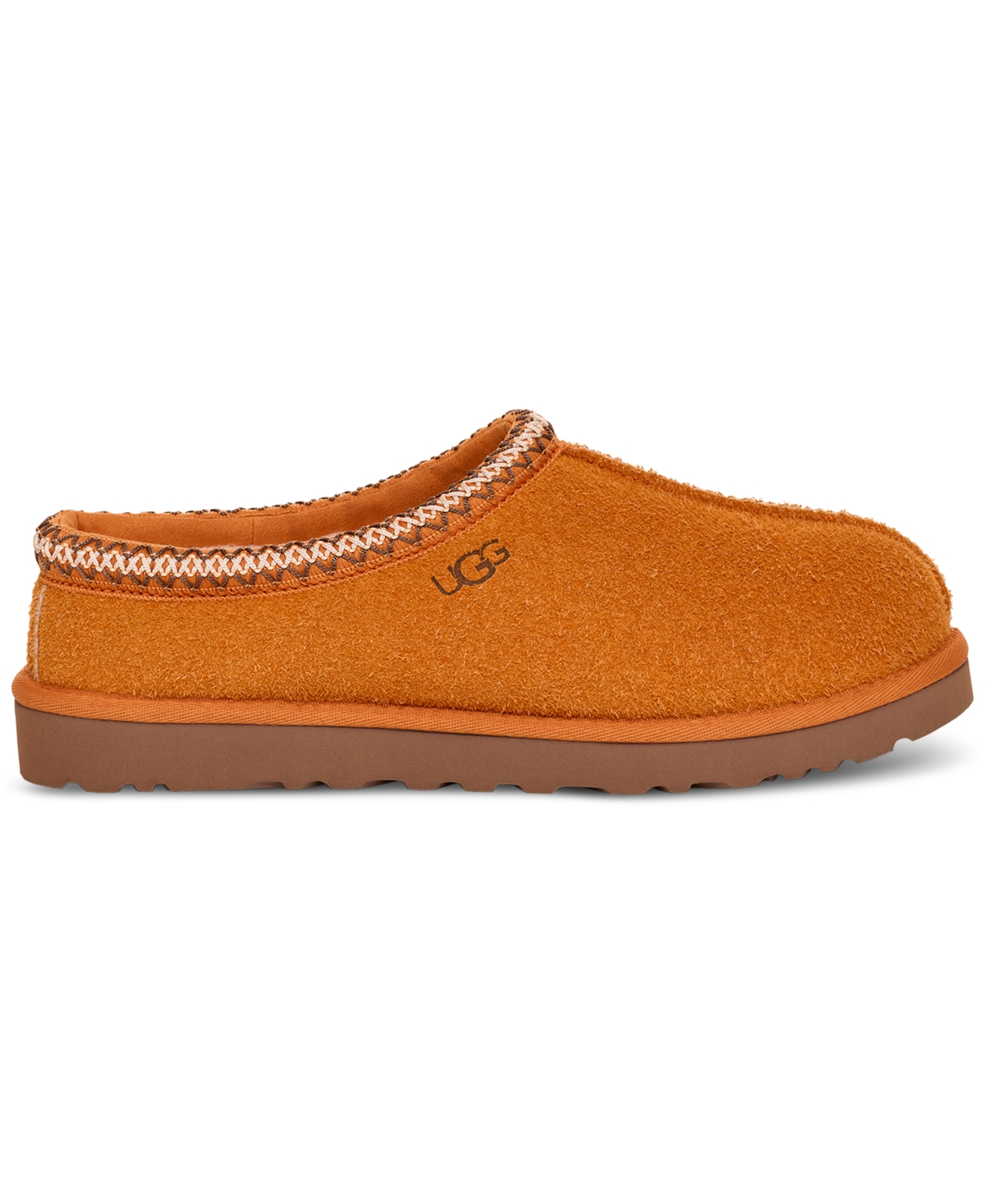 Ugg Men S Shaggy Suede Tasman Clogs Dark Apricot In Dark Apricot