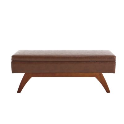 Streamdale Teddy wool fabric, solid wood feet for solid weighing, and bed end stool with storage function