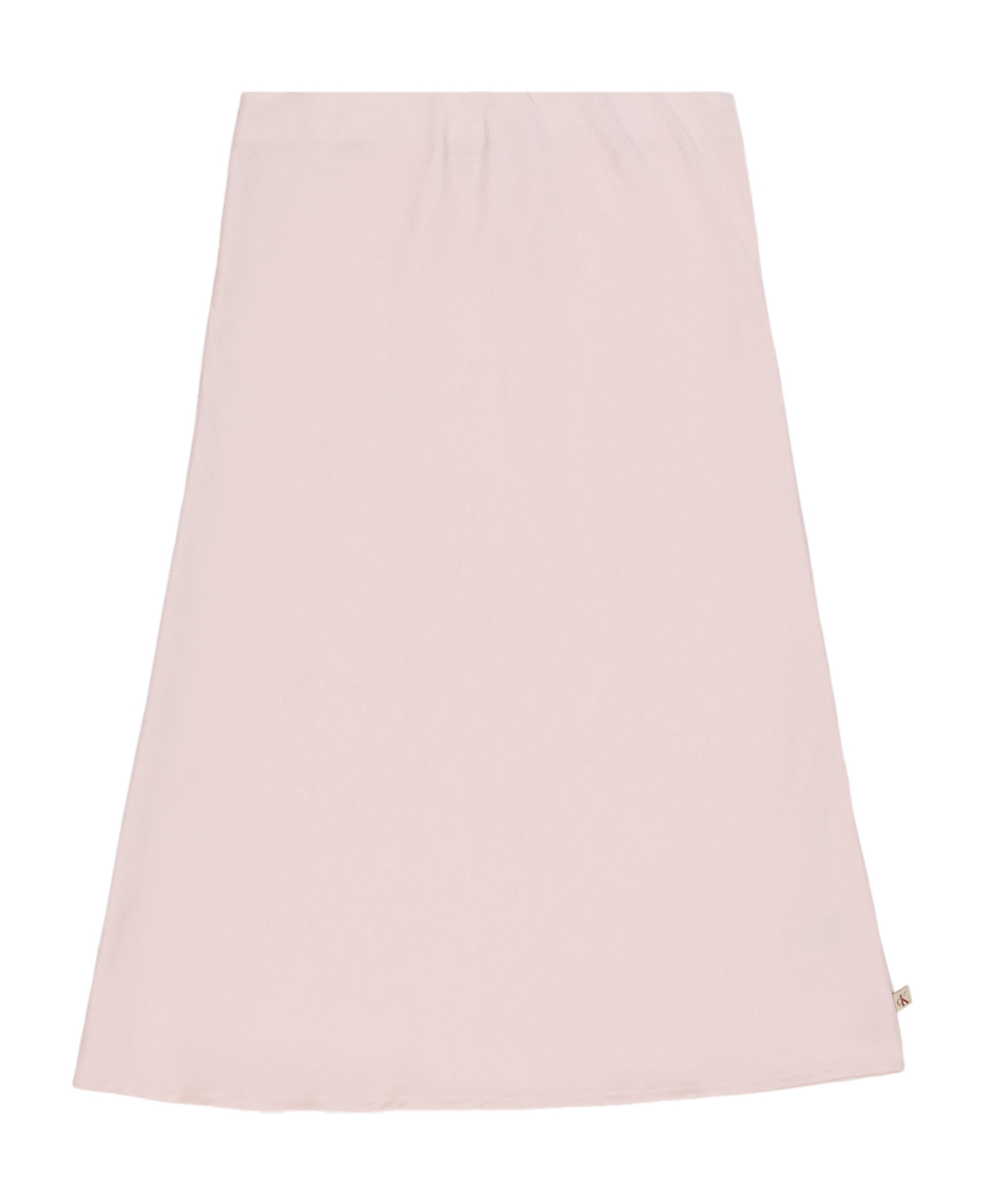Calvin Klein Big Girls Satin Midi Skirt In Crystal Pink