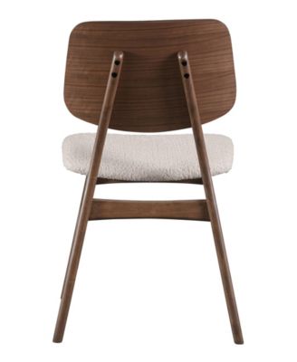 2-Pc. Sandy Cove Boucle Fabric Padded Dining Chair Set