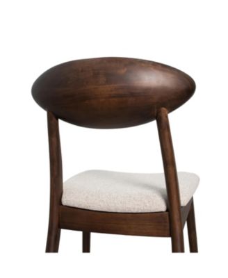 2-Pc. Seban Solid Wood Dining Chair Set 