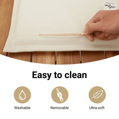 Garden Chair Black, Cream White PE rattan 24 x 26.4 x 27.2 in