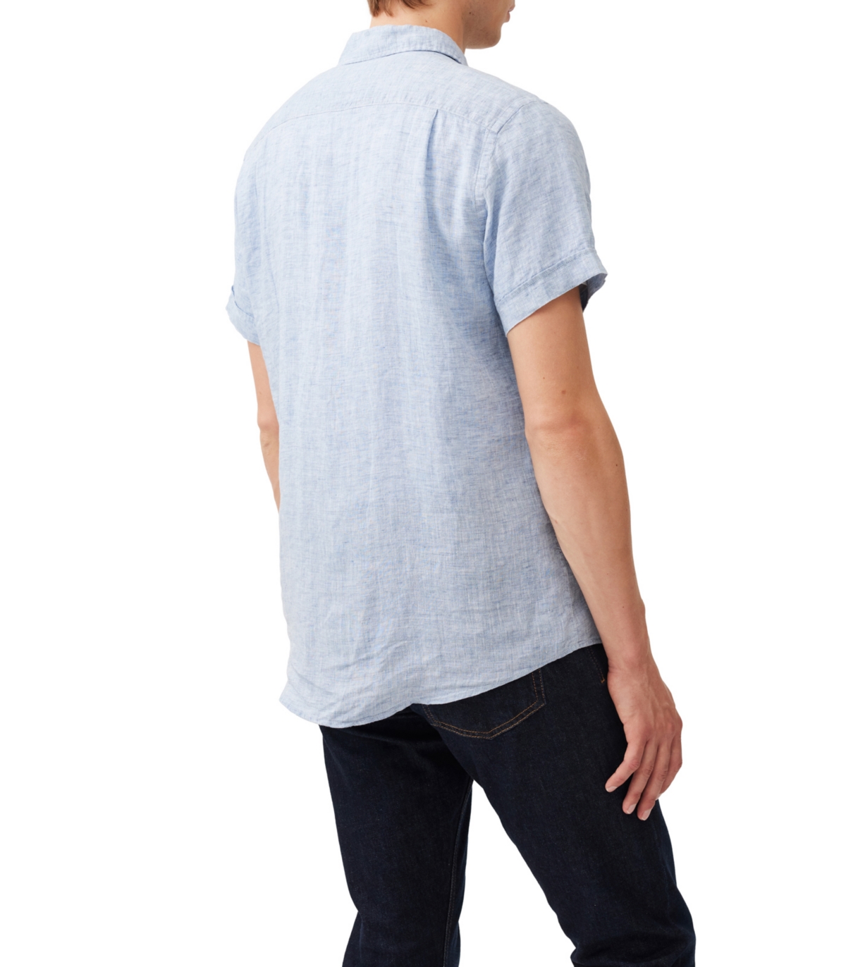 Rodd & Gunn Palm Beach Short Sleeve Slim Fit Shirt In Blue