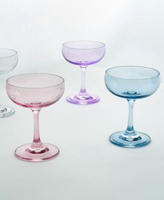 Veneto Ballet Champagne Coupe Glasses, Set of 4