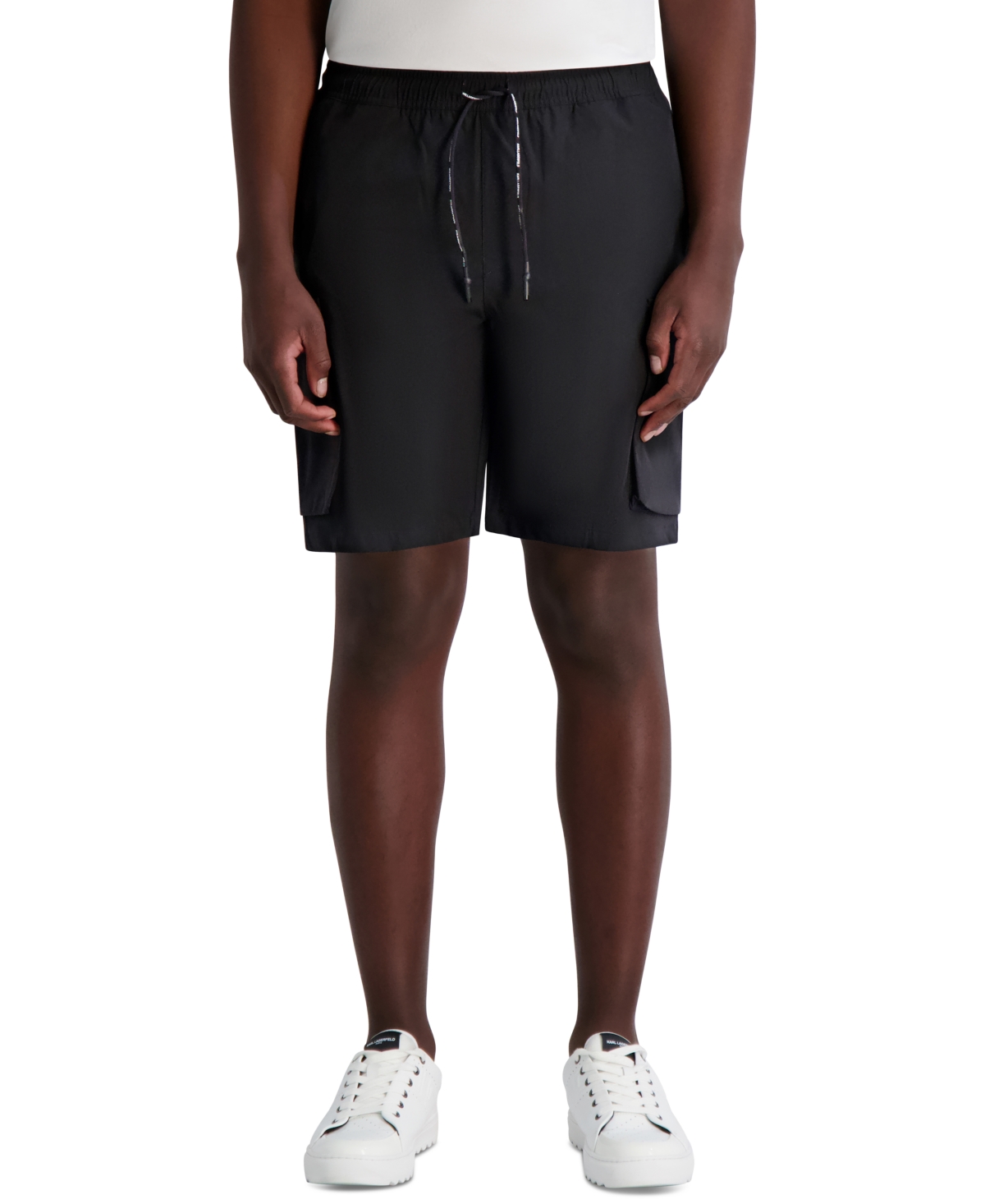Karl Lagerfeld Cargo Short In Black