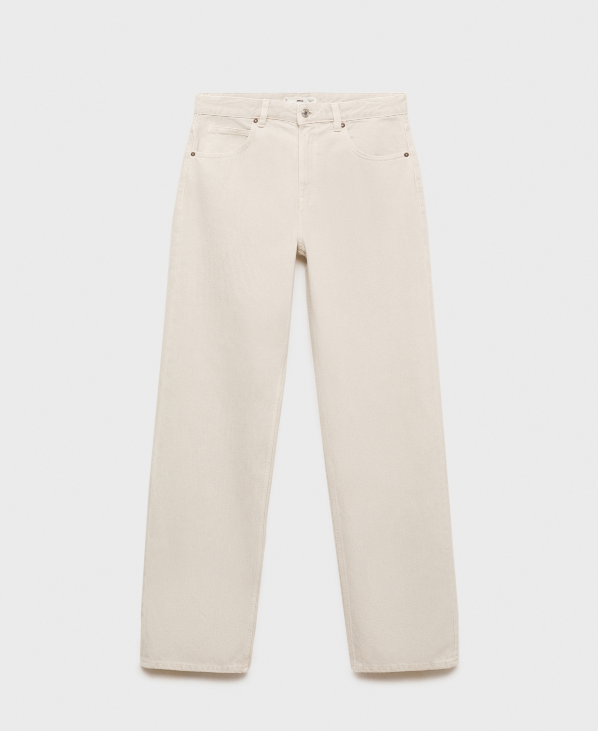 Mango Women's Miami Medium-Rise Straight-Fit Jeans
