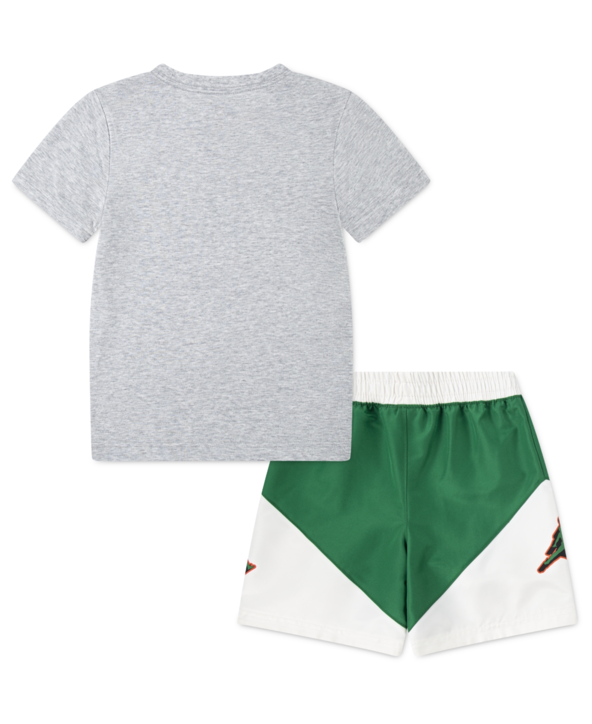 Jordan Boys' Jumpman Stacked Play Tee & Shorts Set - Little Kid In Pine Green