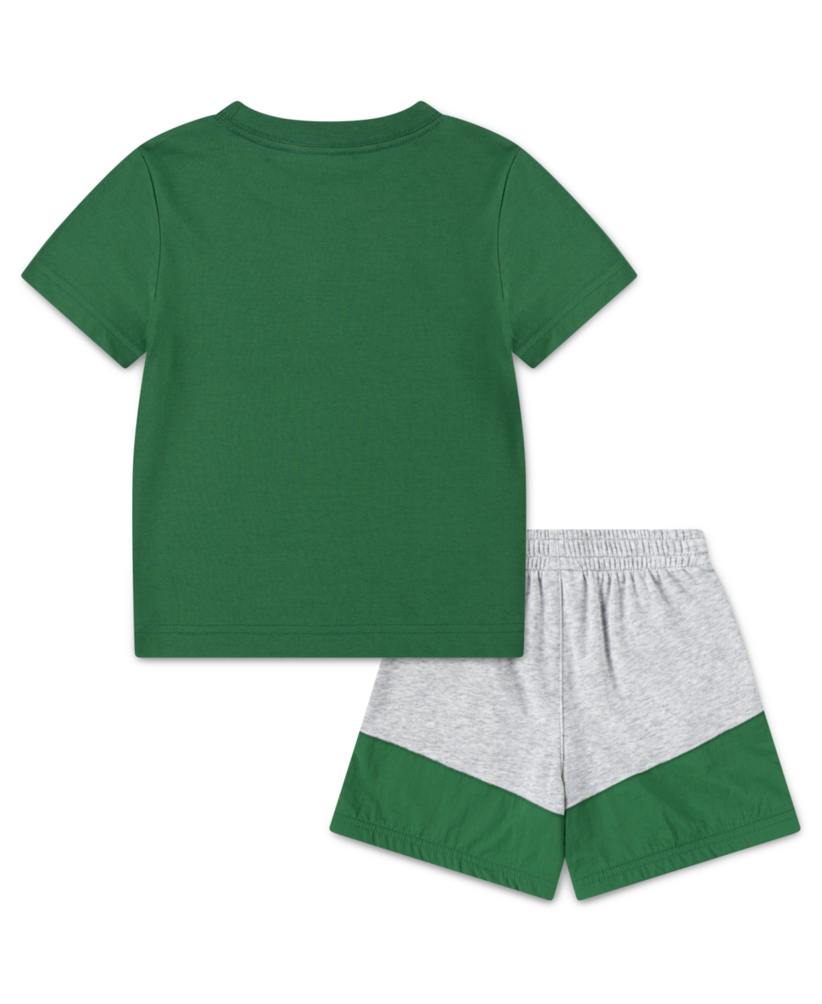 Jordan Toddler Boys 2-piece Stacked Mixed Shorts And T-shirt Set In Light Gray Heather