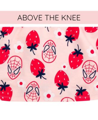 Marvel Girls French Terry Skater Dress Toddler to Big Kid