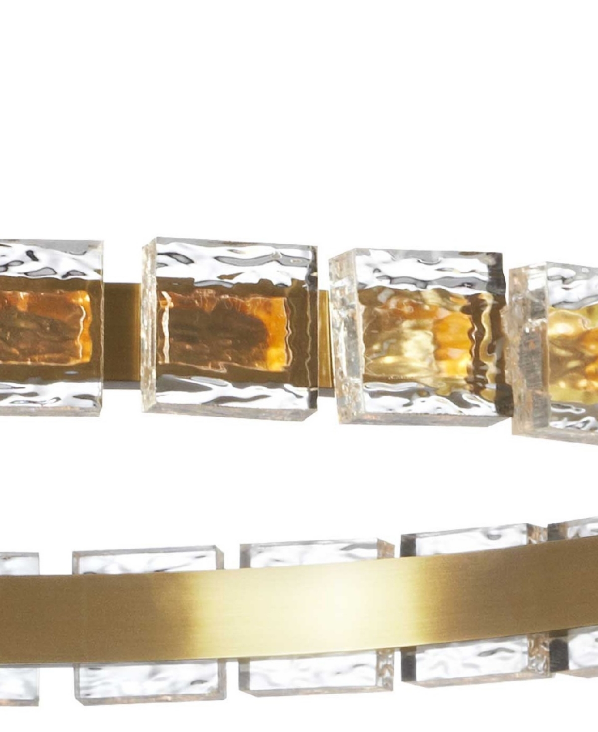 Dainolite 2" Metal Camila Led Chandelier In Clear