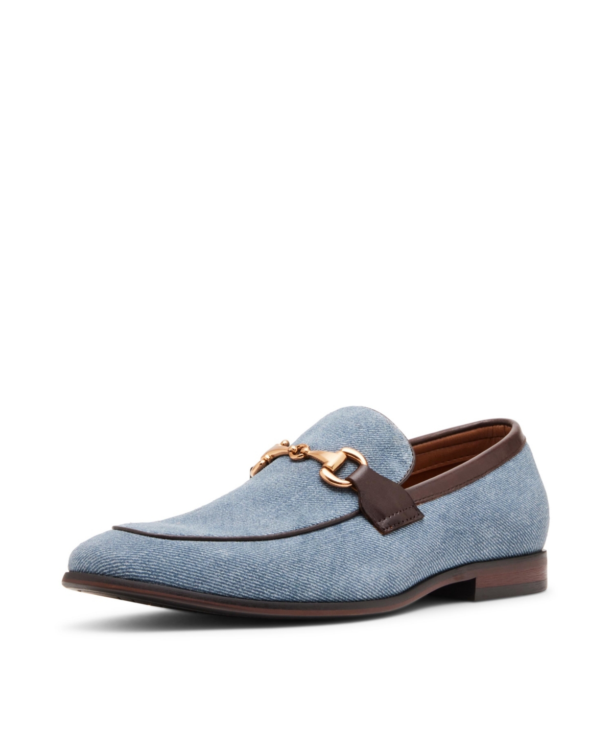 Steve Madden Men's Octavian Penny Loafer In Navy,tan