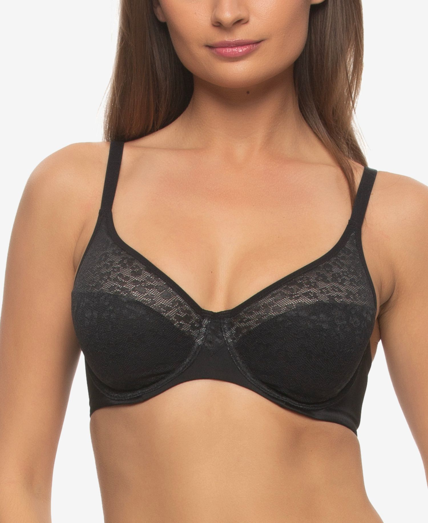Women's Prima Seamless Unlined Molded Lace Bra