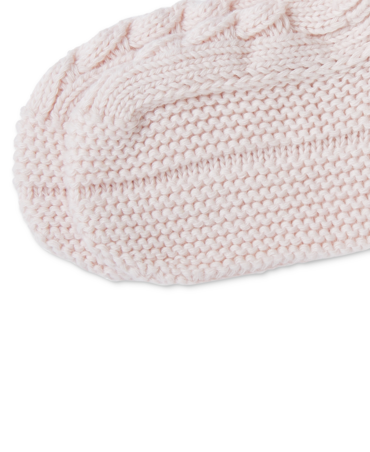Polo Ralph Lauren Baby Cable-knit Bootie Socks In Pink