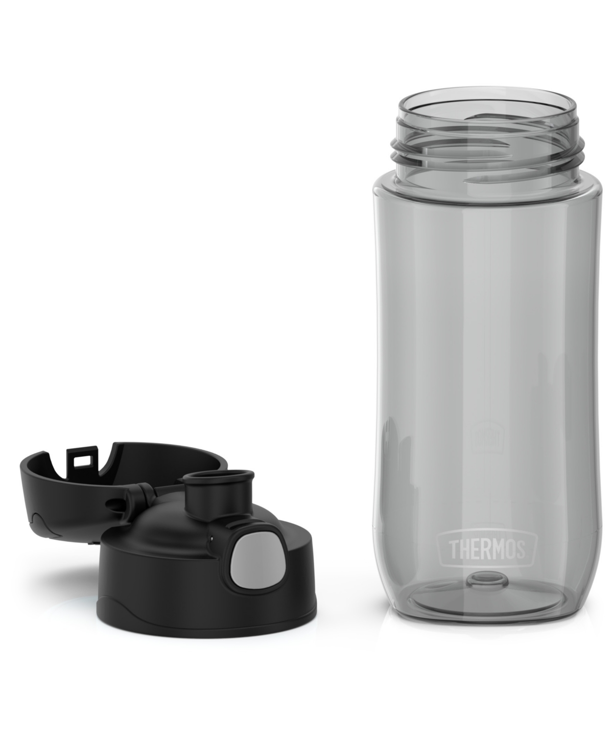 Thermos Funtainer 16 Oz. Water Bottle With Spout Lid In Black
