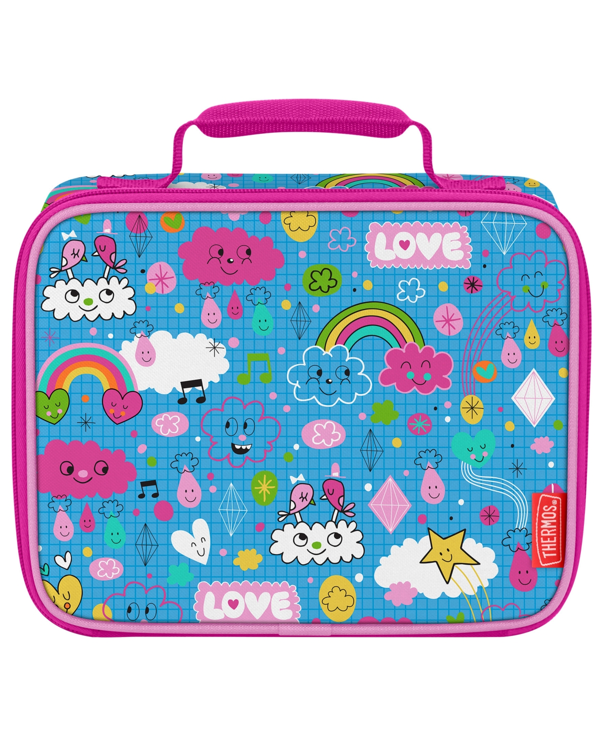 Thermos Insulation Soft Lunch Box In Sketchbook