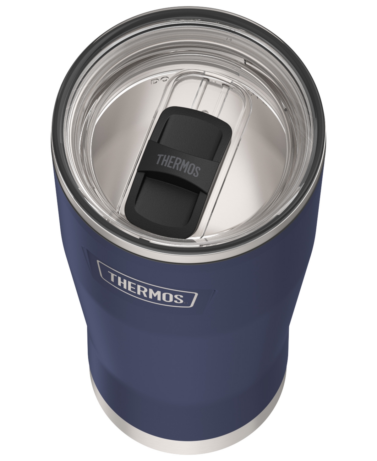 Shop Thermos Icon Series 24 Oz. Cold Cup With Slide Lock In Mystical Navy