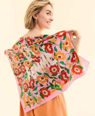 La Femme Floral Bandana Scarf, Exclusively at Macy's