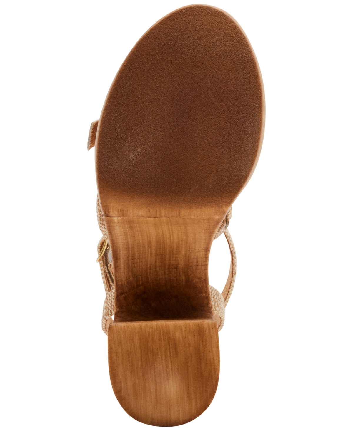Steve Madden Lilia High Wooden Platform Dress Sandals In Raffia Multi
