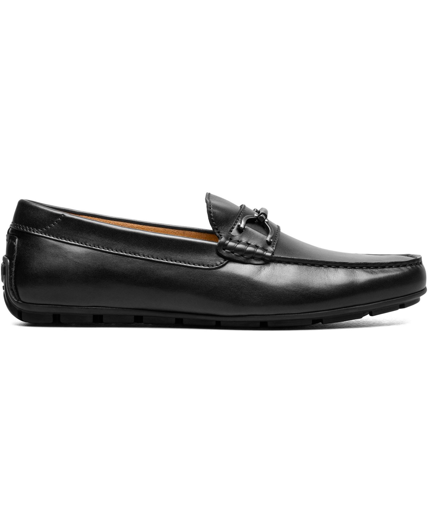 Мужские туфли Florsheim Motor Moc Toe Bit Driving Loafer, цвет: Чёрный — фото 10