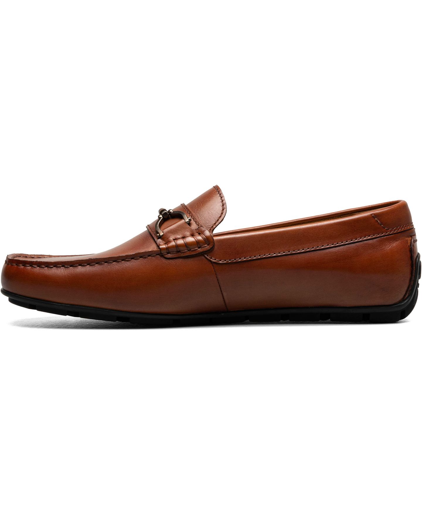 Мужские туфли Florsheim Motor Moc Toe Bit Loafer, цвет: Коньячный — фото 3