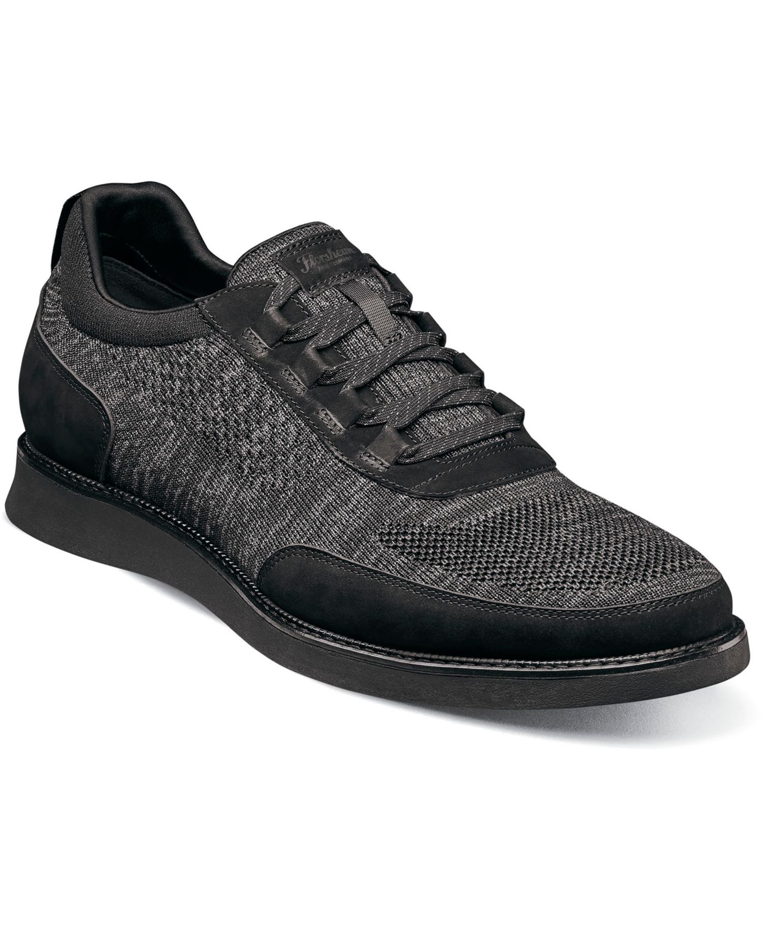 Men's Launch Knit Elastic Lace Slip On Sneaker
