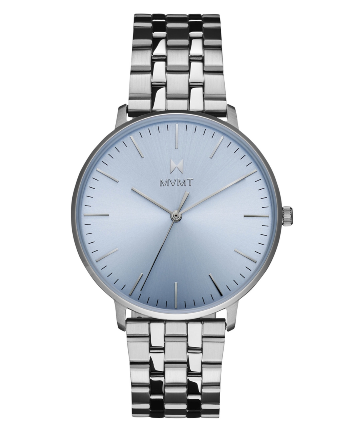 Men's Legacy Slim Silver Tone Stainless Steel Bracelet Watch, 42mm - Silver