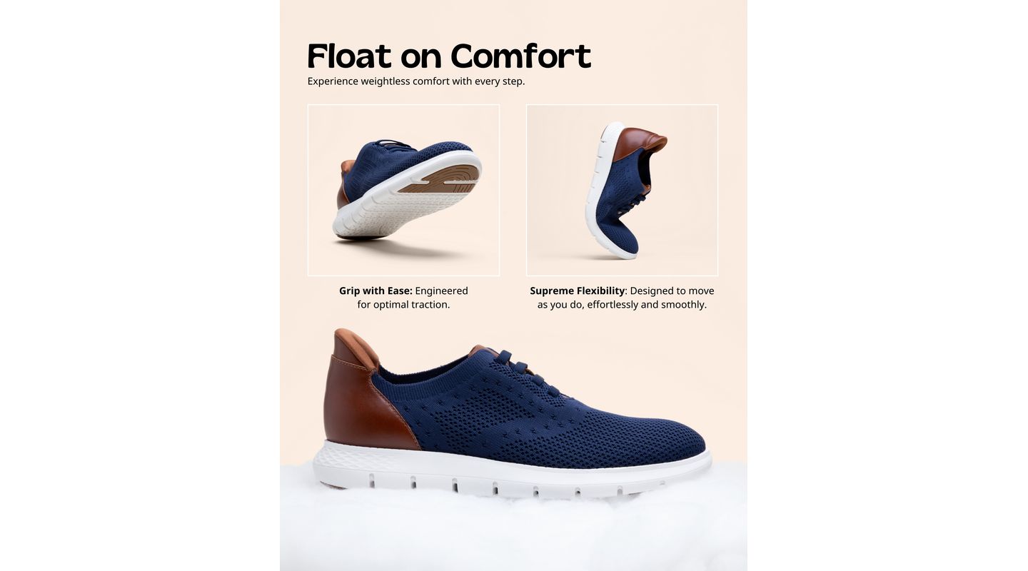 Мужские кроссовки Marc Joseph New York Victory Street Hands-Free Slip On Technology Lightweight Mesh Oxfords, цвет: Чёрный, вариант 1 — фото 8