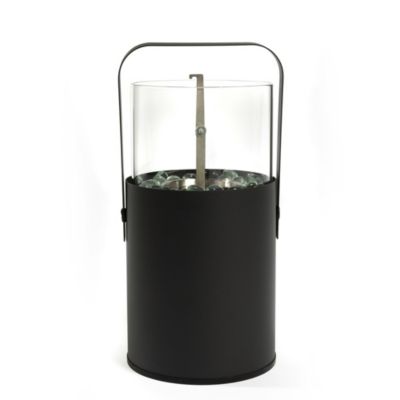 Black Ethanol Fire Pit, Tabletop Fire Pit, Mini Fire Pit, Portable Fireplace for Indoor & Garden for Dinner Parties, Home Decoration