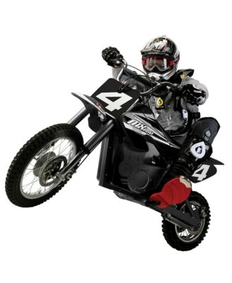 MX650 Dirt Rocket High-Torque Electric Motocross Dirt Bike, Black