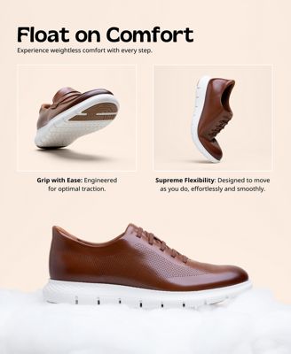 Men's Gold Street Hands-Free Slip On Technology Lightweight Leather Oxfords