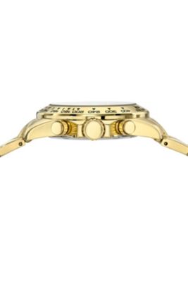 Preston Stainless Steel Gold Tone & Green Men's Watch 1035BPRS