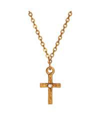 Crystal Cross Pendant Necklace