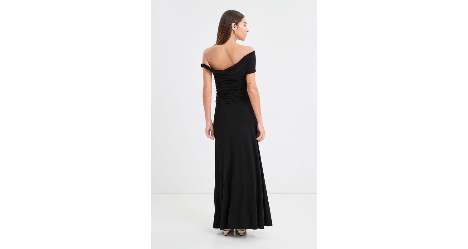Women's Manon One-Shoulder A-Line Jersey Maxi Dress