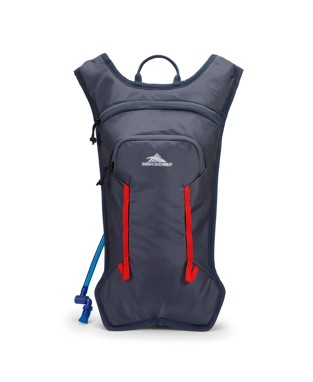 HydraHike 2.0 4L Hydration Water Backpack, Gray & Red