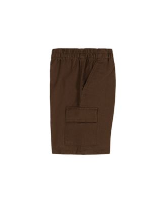 Baby Boy 3-Piece Tipped Polo Graphic T-Shirt Twill Cargo Shorts Set