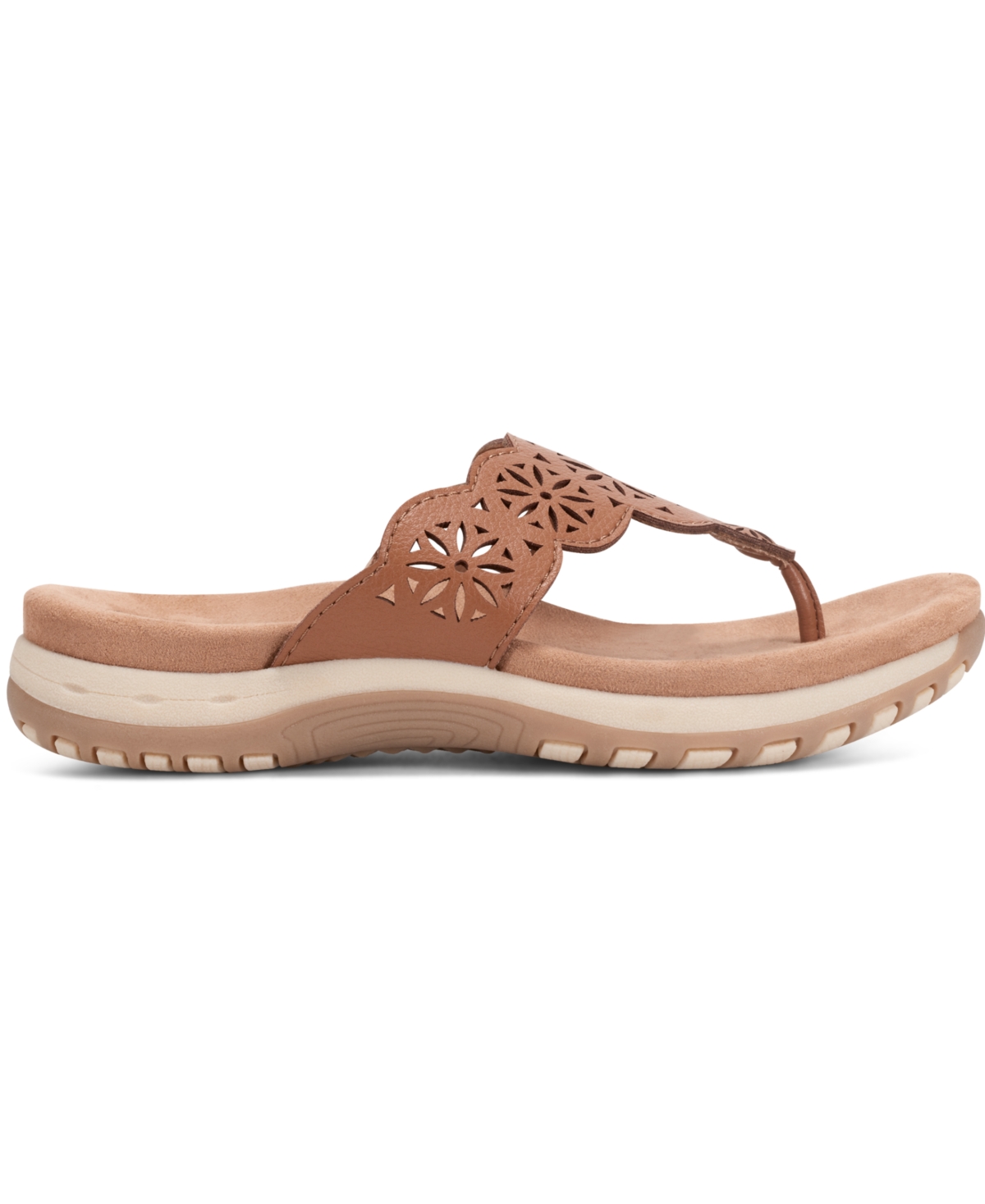 EARTH WOMEN'S SADIE T-STRAP FLAT SANDALS 