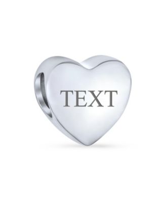 Heart Shaped God Mother Charm Bead 14K Gold Plated Sterling Silver Bracelet