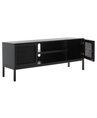 Zadie 1 Shelf Rattan Media Stand