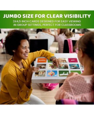 Flash Cards for Kids and Babies - High Contrast, Vocabulary, Emotions and Action Verbs Learning Cards Set