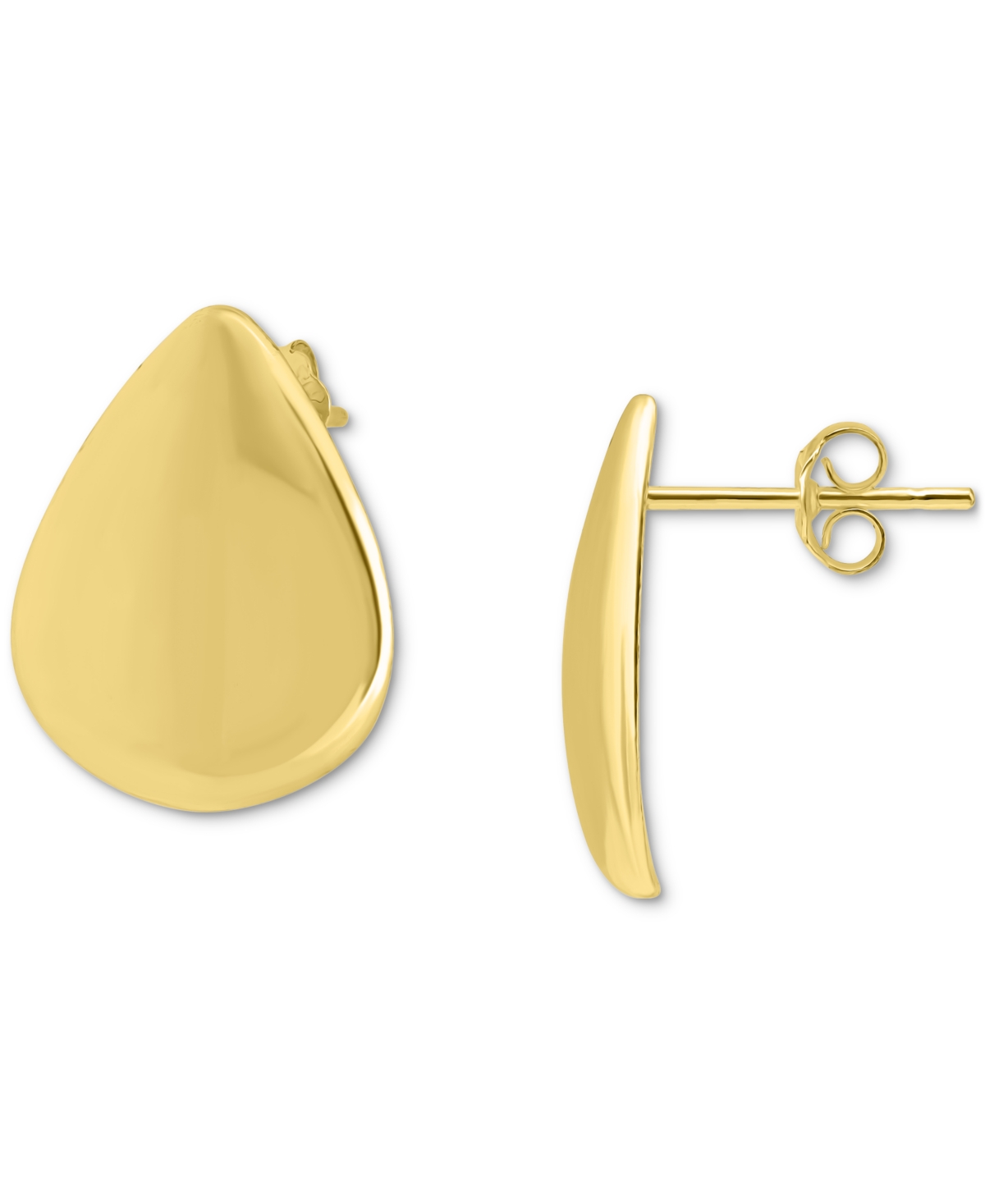Giani Bernini Tear-shape Drop Earrings In Sterling Silver Or 18k Gold Over Sterling Silver, Exclusively At Macy's In Gold Over Silver