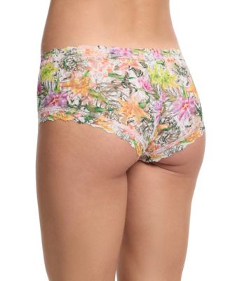 Women's Printed Signature Lace Boyshort