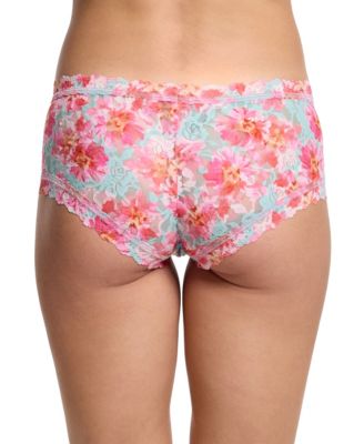 Women's Printed Signature Lace Boyshort