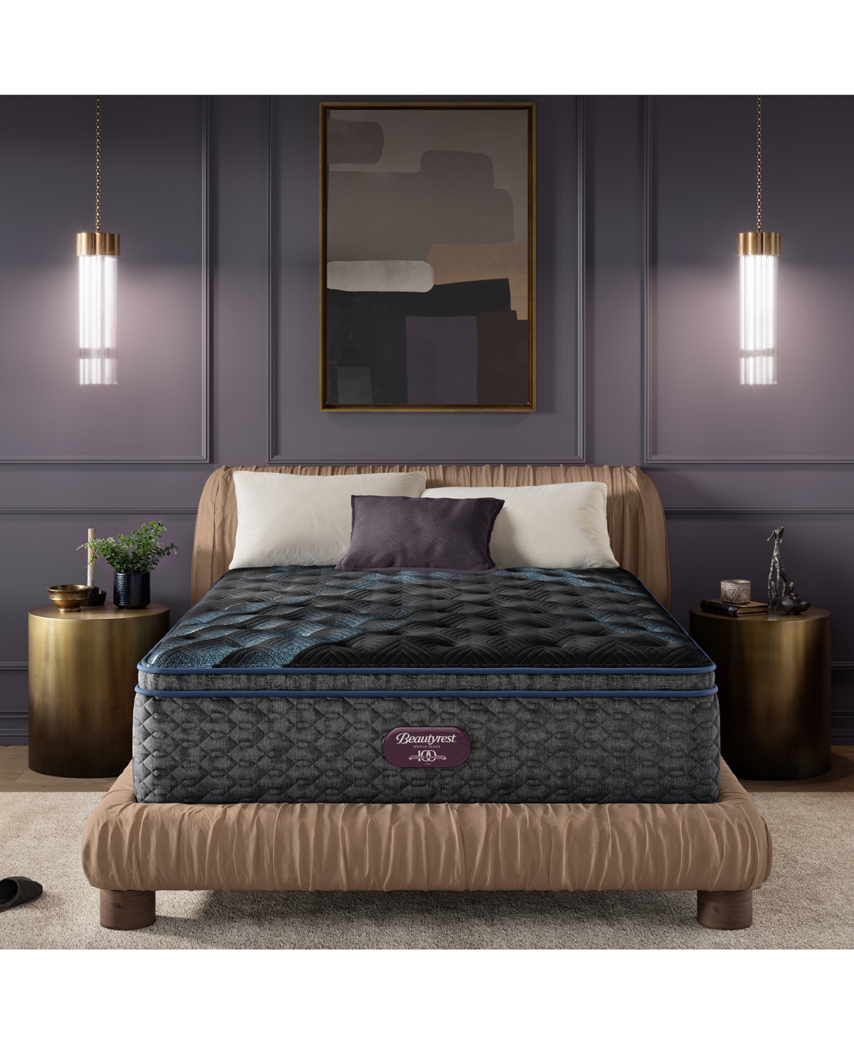 Beautyrest World Class Level Four 16.25" Plush Pillow Top Mattress In No Color