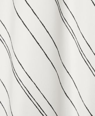 Women's Striped Satin Dress