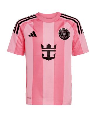 Big Boys and Girls Lionel Messi Light Pink Inter Miami CF 2025 Euforia Replica Player Jersey