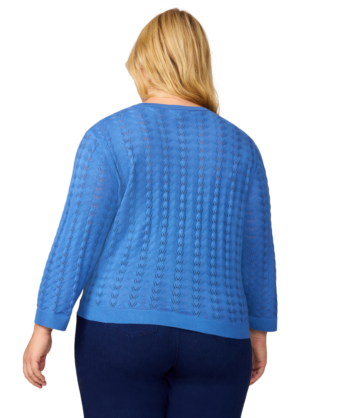 Melissa Paige Plus Size Button-down Sweater, Exclusively At Macy's In Riverside
